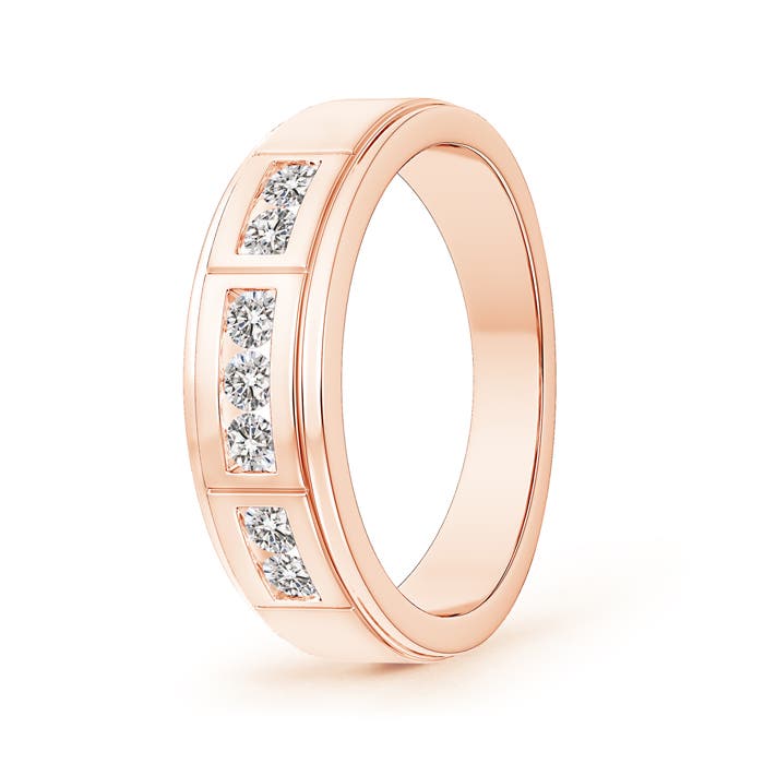 I-J, I1-I2 / 0.48 CT / 14 KT Rose Gold