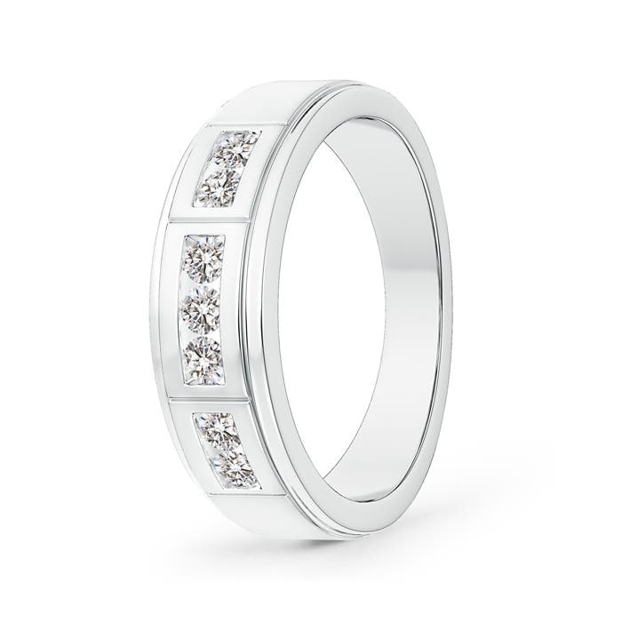 I-J, I1-I2 / 0.48 CT / 14 KT White Gold