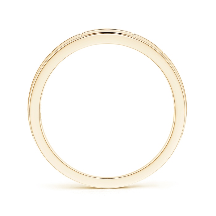 2mm IJI1I2 Step-Edged Channel-Set Diamond Men's Wedding Band in Yellow Gold side-1