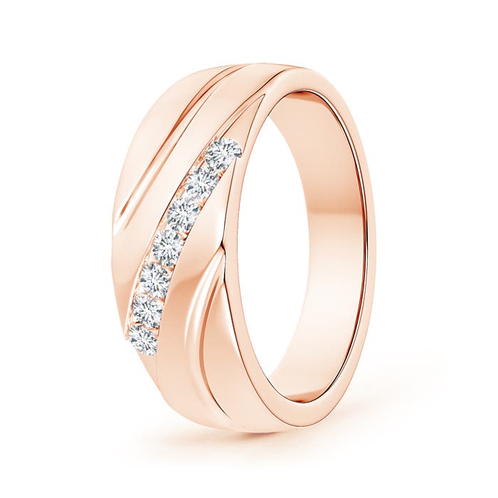 G, VS2 / 0.36 CT / 14 KT Rose Gold