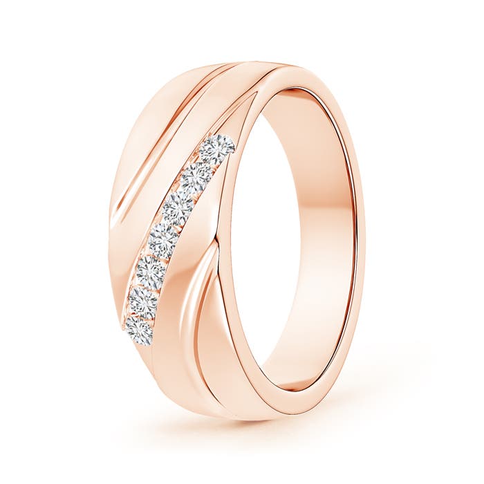 H, SI2 / 0.36 CT / 14 KT Rose Gold