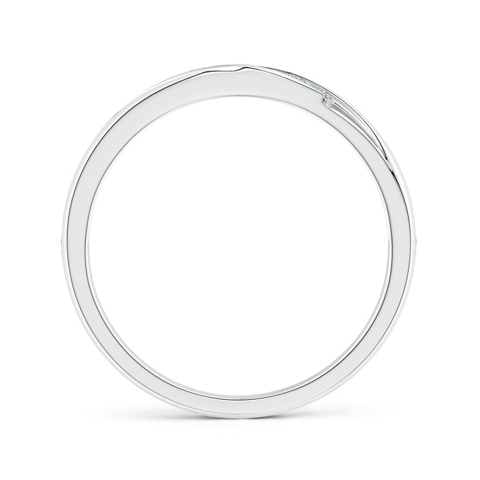 2mm KI3 Channel-Set Slanted Diamond 7-Stone Wedding Band for Him in White Gold side-1