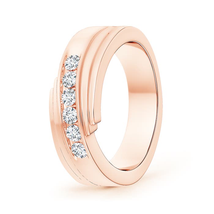 G, VS2 / 0.47 CT / 14 KT Rose Gold