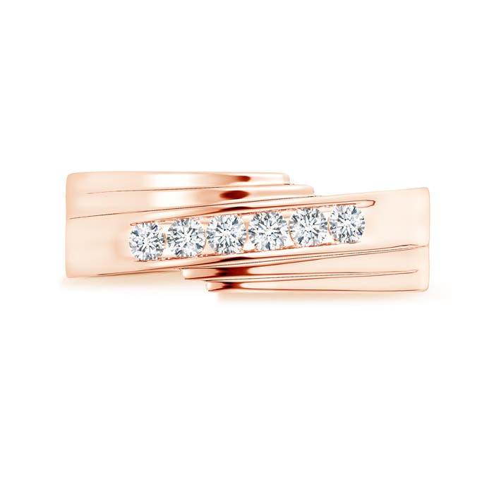 G, VS2 / 0.47 CT / 14 KT Rose Gold