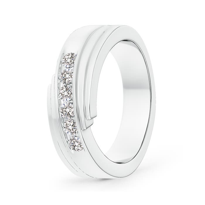 I-J, I1-I2 / 0.47 CT / 14 KT White Gold