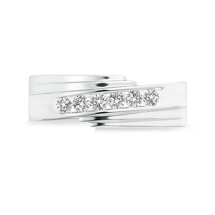 I-J, I1-I2 / 0.47 CT / 14 KT White Gold