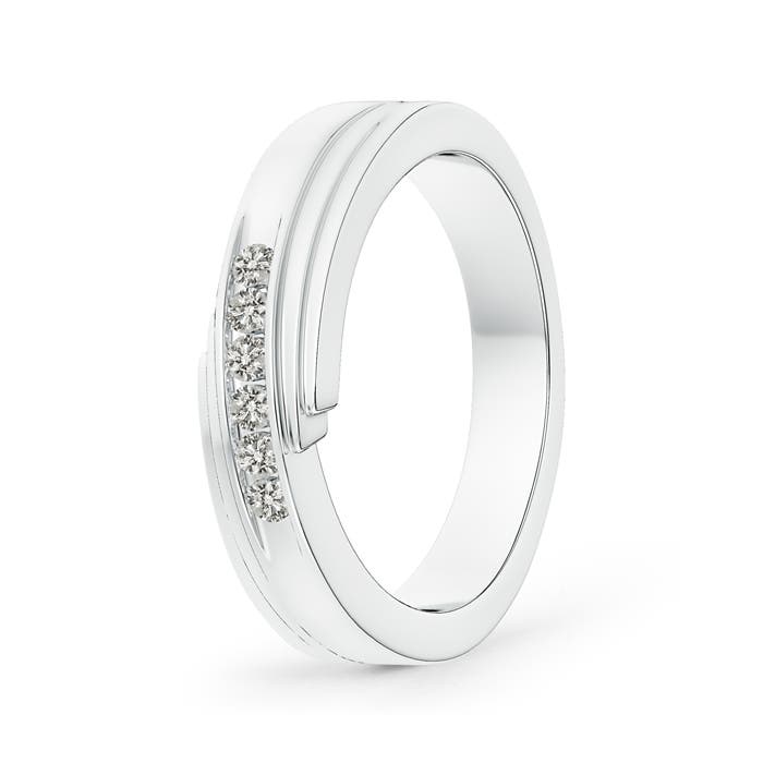 K, I3 / 0.21 CT / 14 KT White Gold