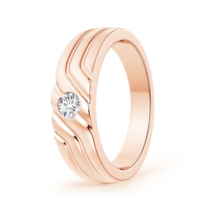 G, VS2 / 0.23 CT / 14 KT Rose Gold