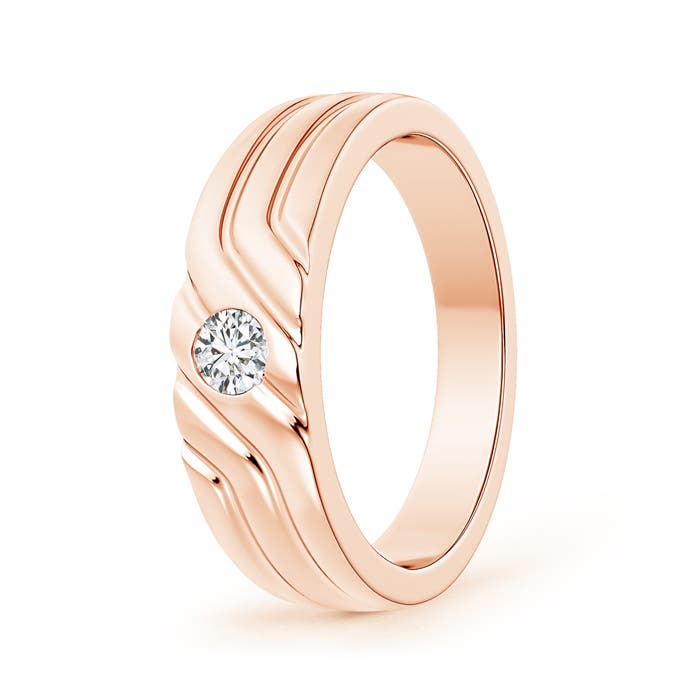 H, SI2 / 0.23 CT / 14 KT Rose Gold