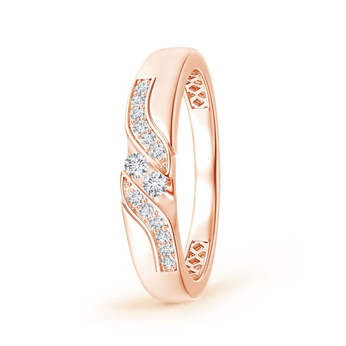 G, VS2 / 0.25 CT / 14 KT Rose Gold