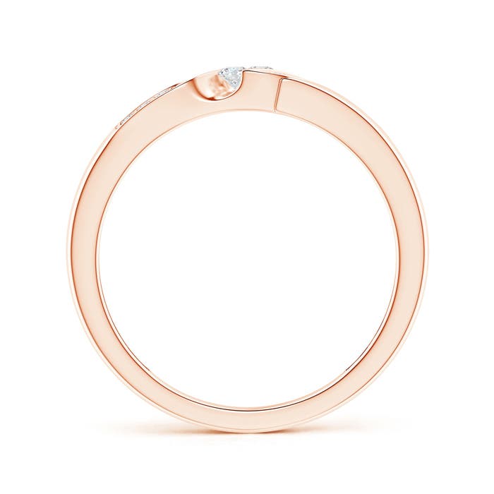 G, VS2 / 0.25 CT / 14 KT Rose Gold