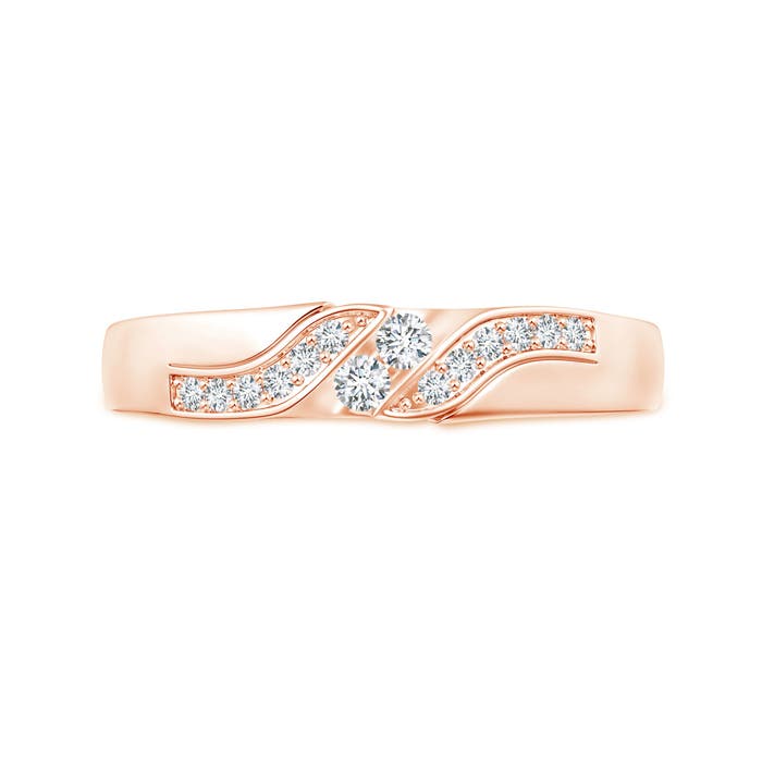 G, VS2 / 0.25 CT / 14 KT Rose Gold