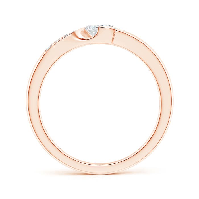 G, VS2 / 0.62 CT / 14 KT Rose Gold