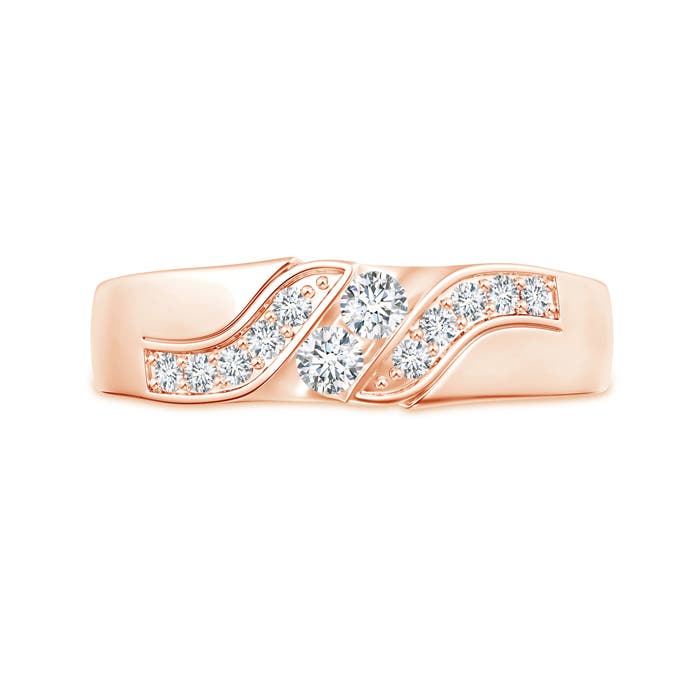 G, VS2 / 0.62 CT / 14 KT Rose Gold