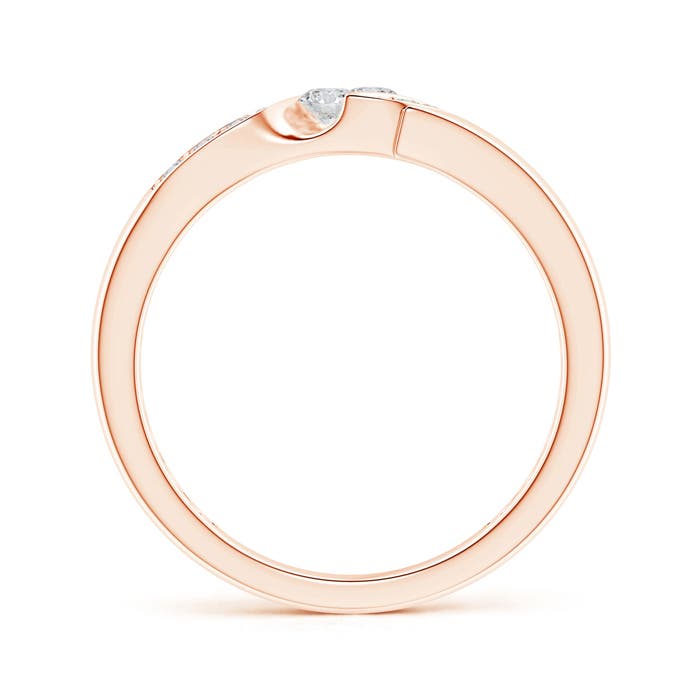 H, SI2 / 0.62 CT / 14 KT Rose Gold