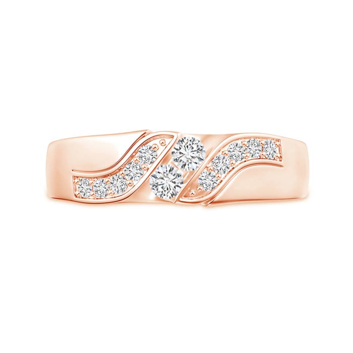 H, SI2 / 0.62 CT / 14 KT Rose Gold