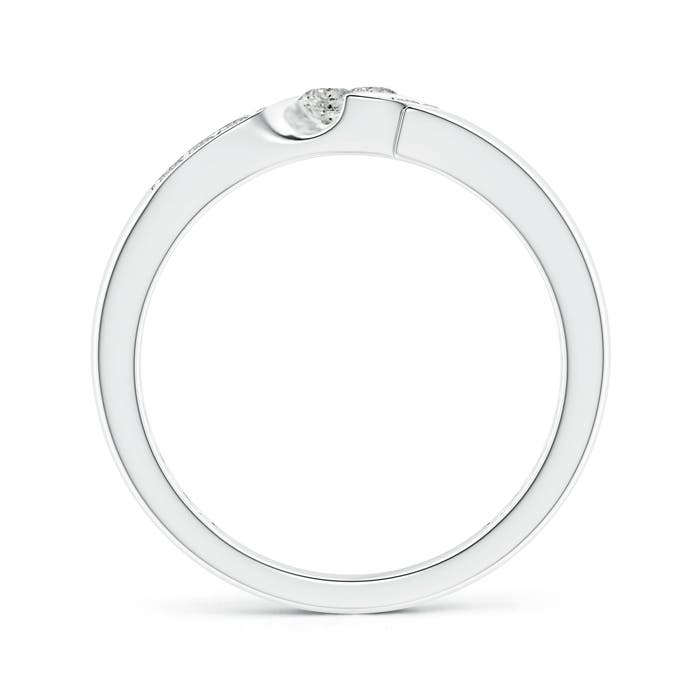 K, I3 / 0.62 CT / 14 KT White Gold