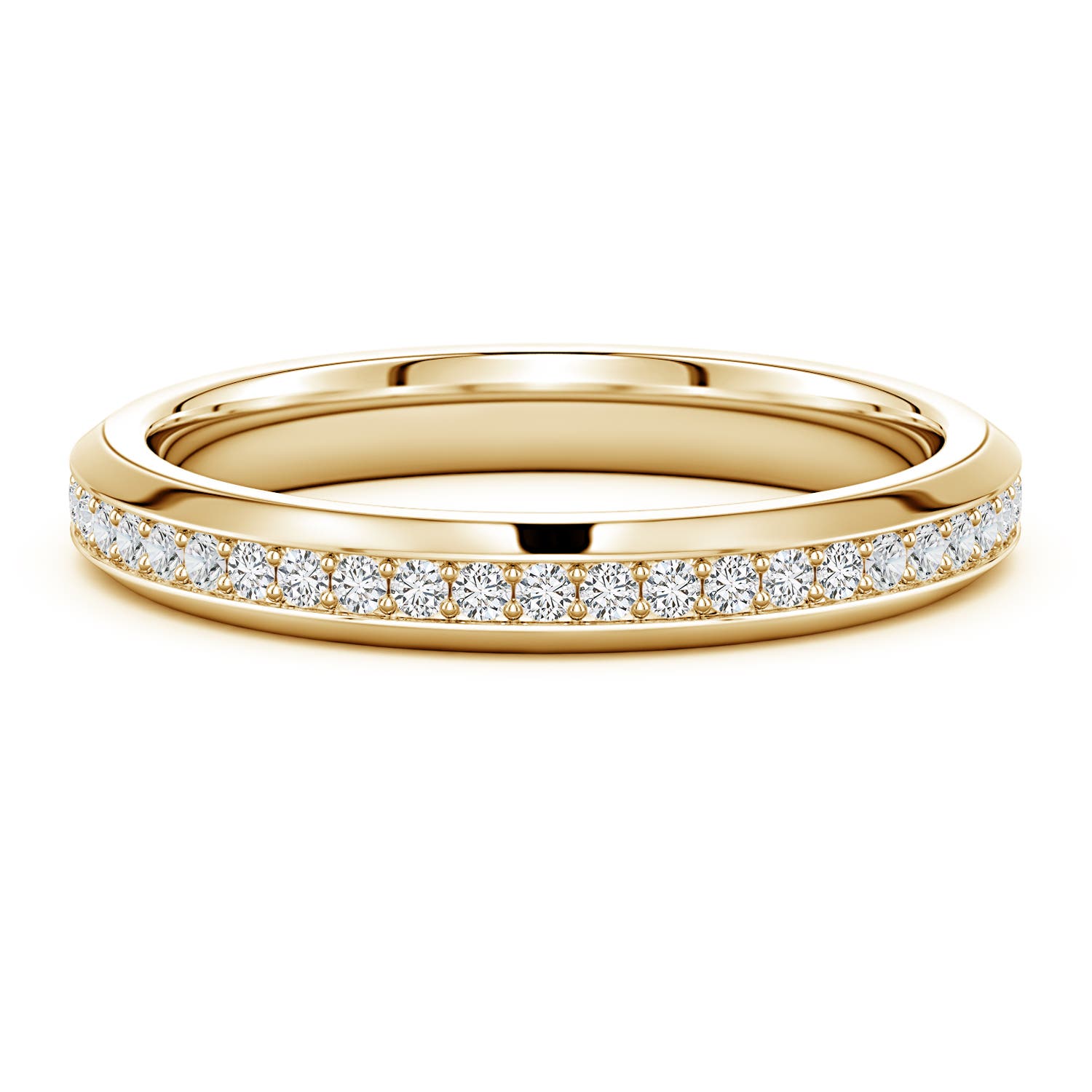 1.4mm HSI2 Men’s Diamond Eternity Ring in 18CT Yellow Gold