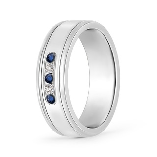Round AA Blue Sapphire