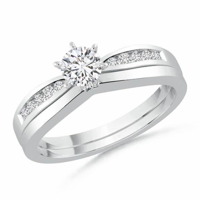 H, SI2 / 0.51 CT / 14 KT White Gold