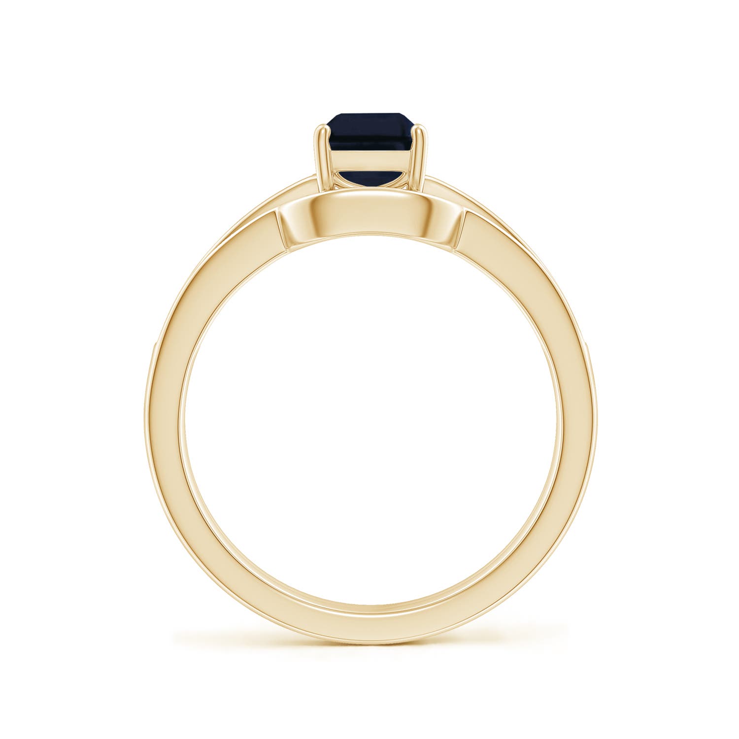 A - Blue Sapphire / 1.32 CT / 14 KT Yellow Gold