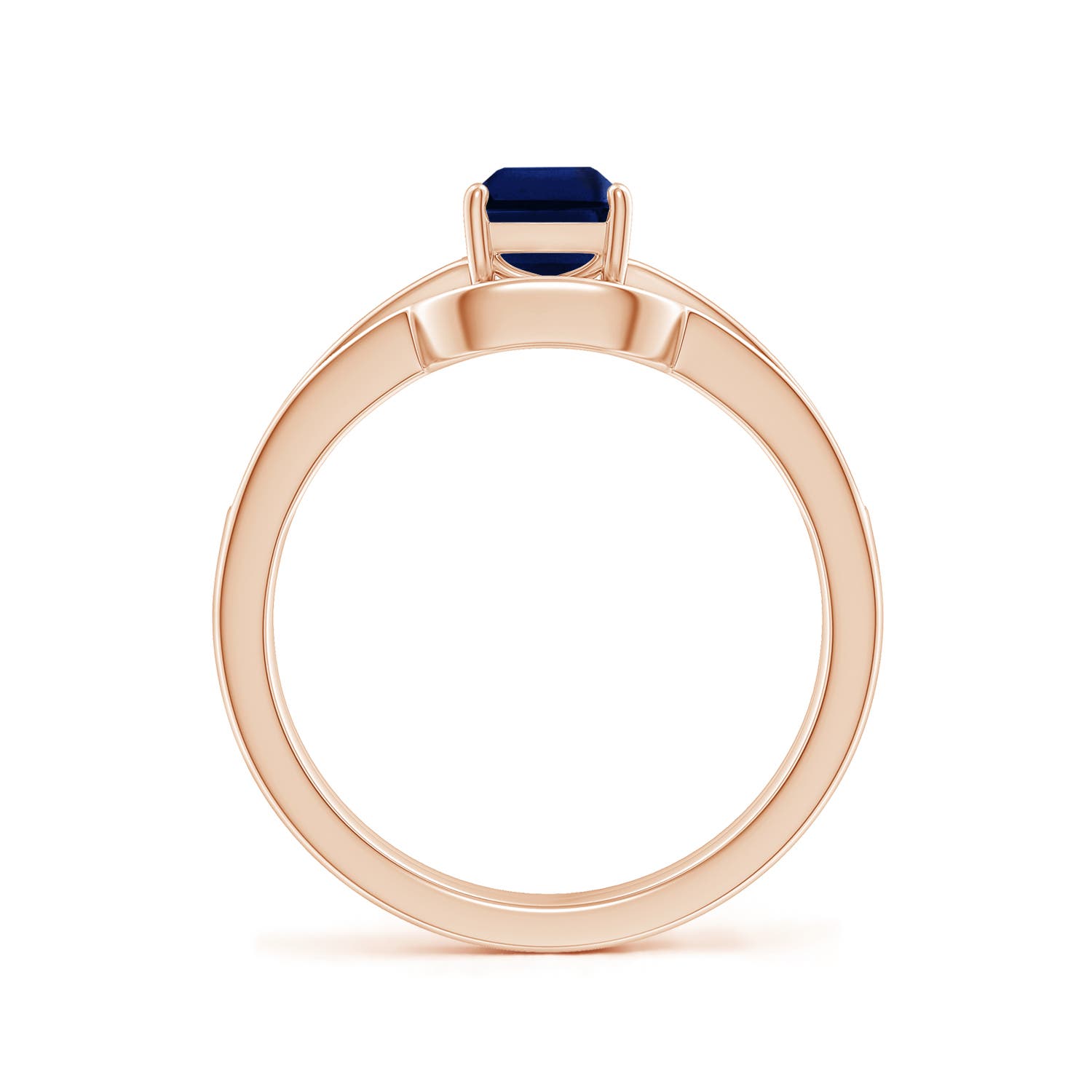 AAA - Blue Sapphire / 1.32 CT / 14 KT Rose Gold