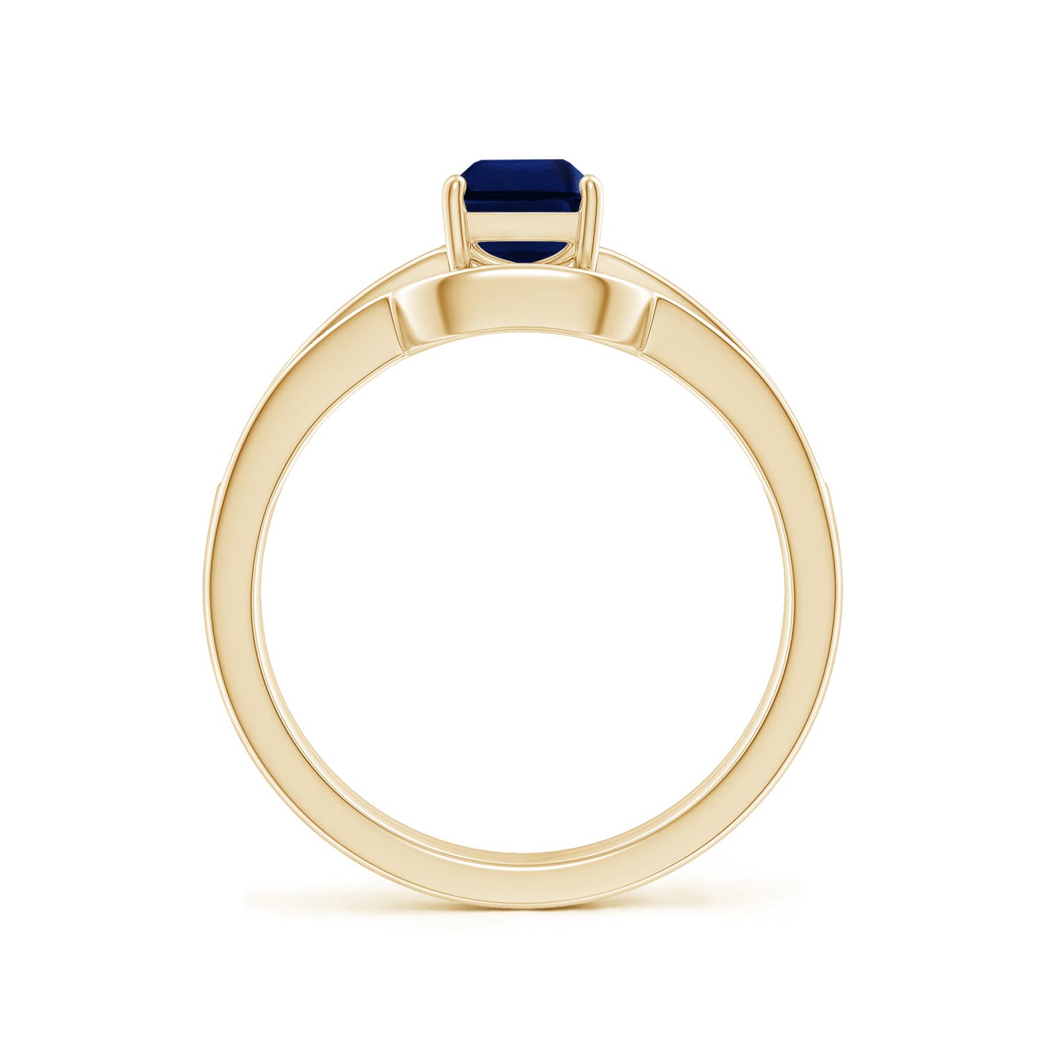 AAA - Blue Sapphire / 1.32 CT / 14 KT Yellow Gold