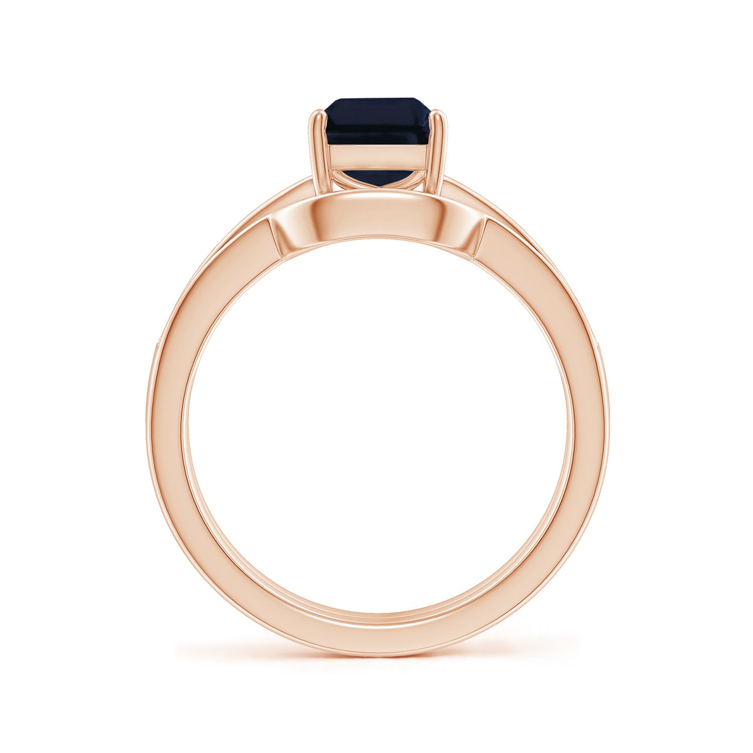 A - Blue Sapphire / 1.98 CT / 14 KT Rose Gold