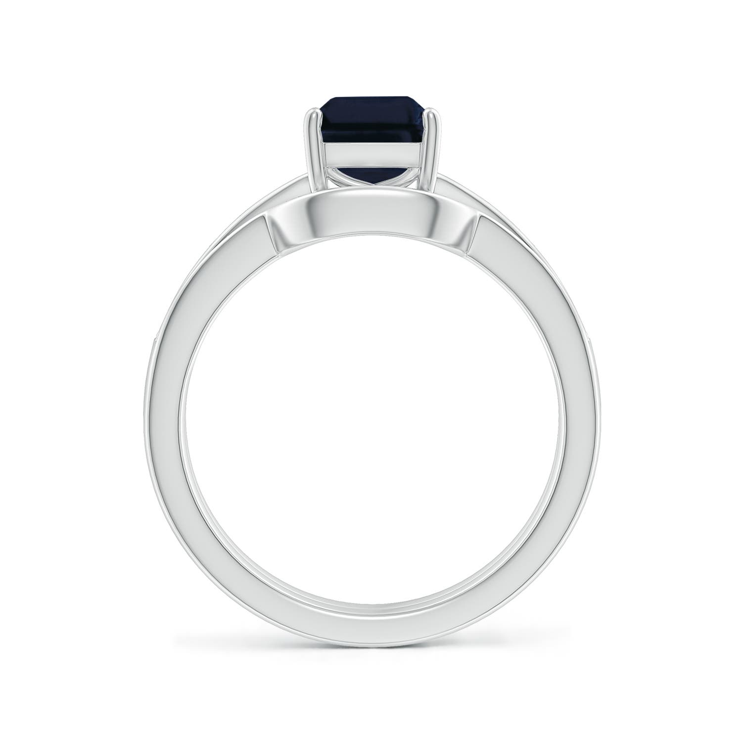 A - Blue Sapphire / 1.98 CT / 14 KT White Gold