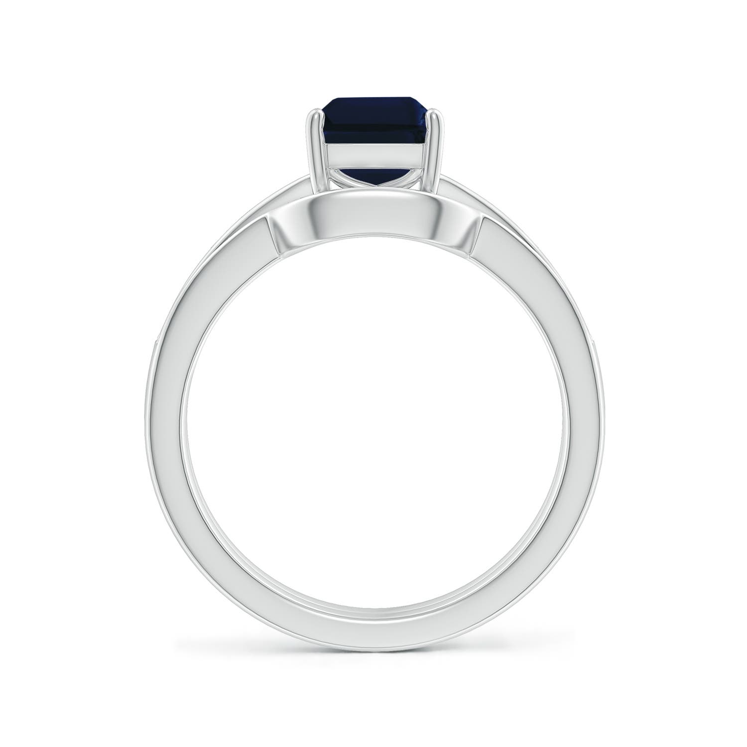 AA - Blue Sapphire / 1.98 CT / 14 KT White Gold