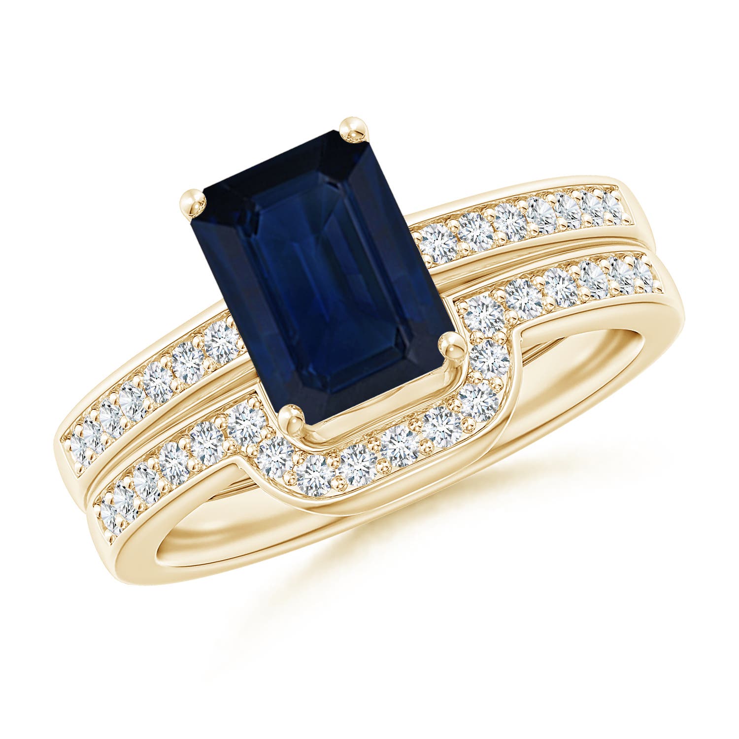 AA - Blue Sapphire / 1.98 CT / 14 KT Yellow Gold