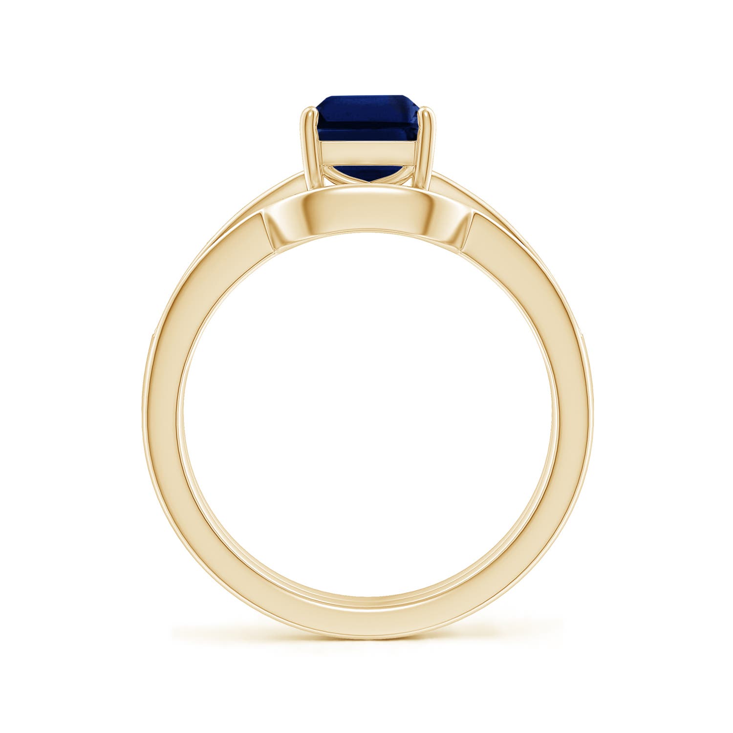 AAA - Blue Sapphire / 1.98 CT / 14 KT Yellow Gold