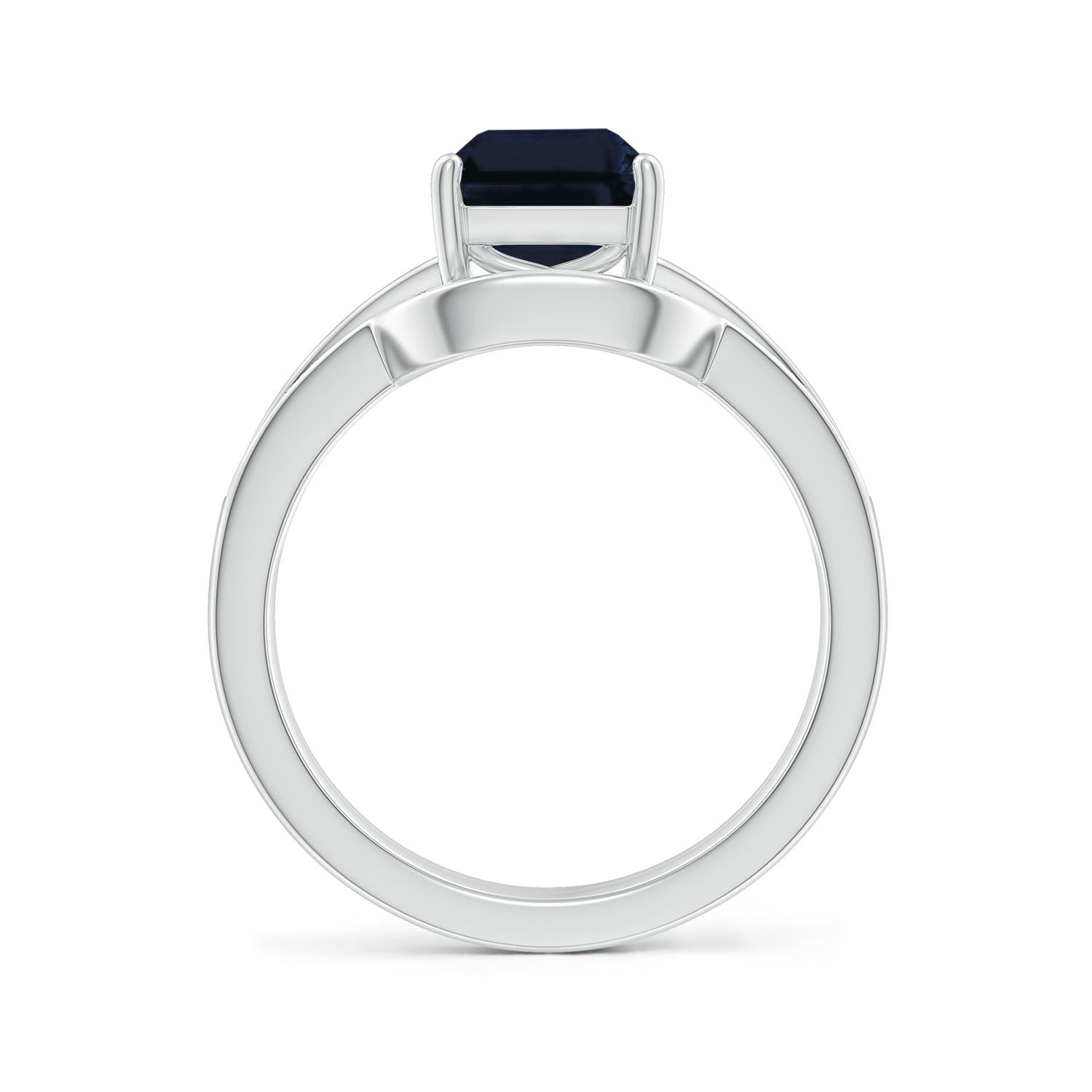 A - Blue Sapphire / 2.83 CT / 14 KT White Gold