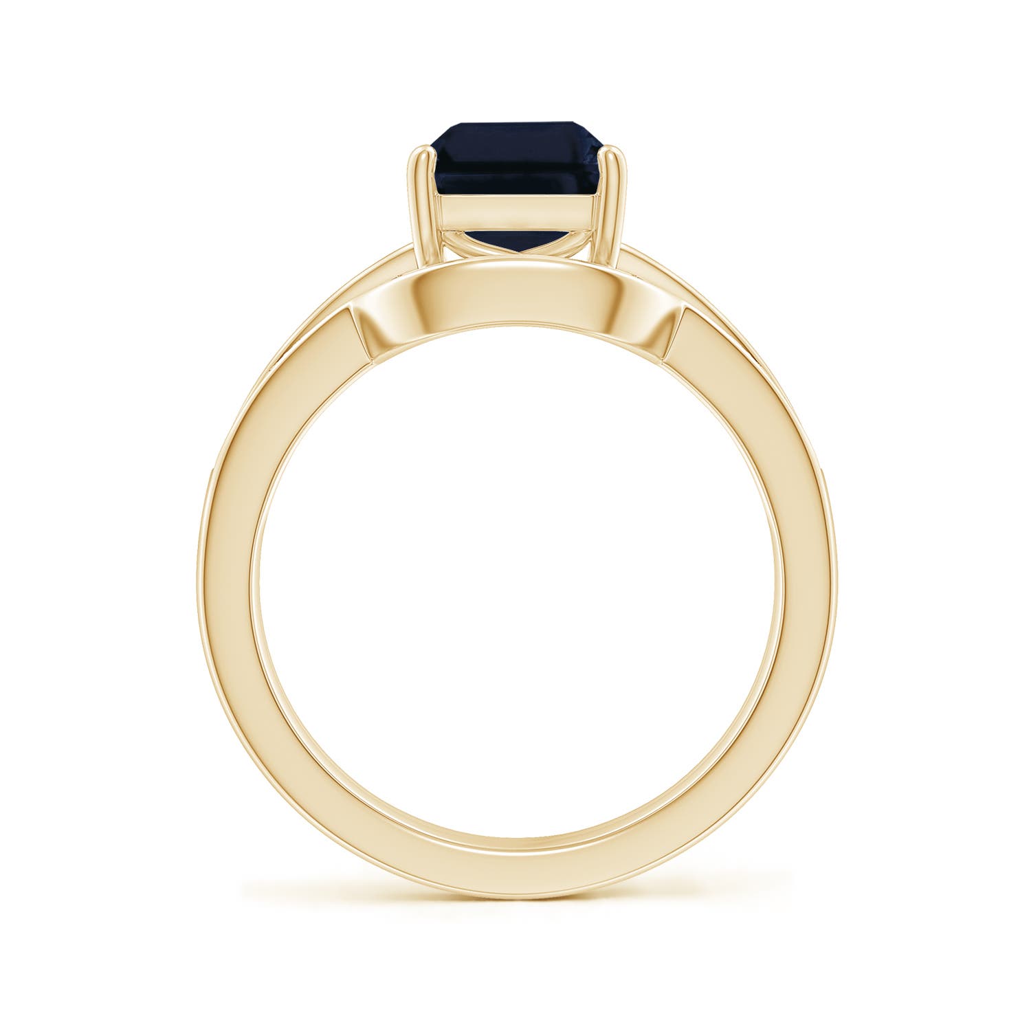 A - Blue Sapphire / 2.83 CT / 14 KT Yellow Gold