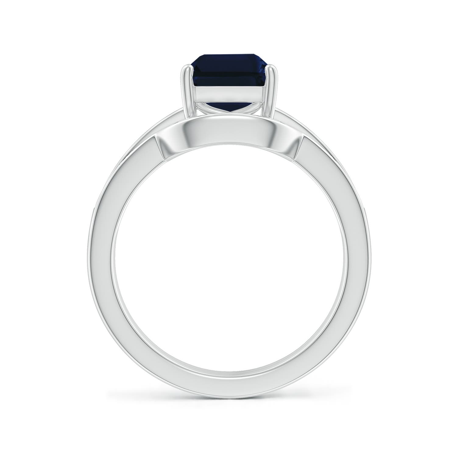 AA - Blue Sapphire / 2.83 CT / 14 KT White Gold