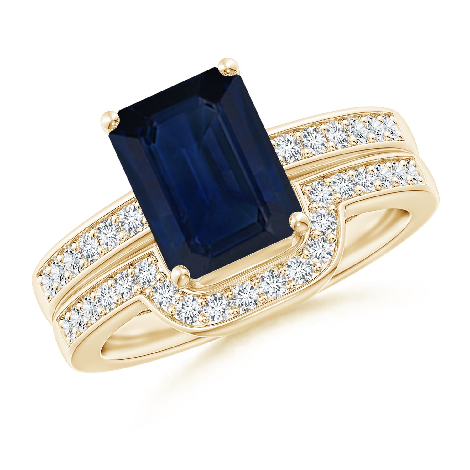 AA - Blue Sapphire / 2.83 CT / 14 KT Yellow Gold