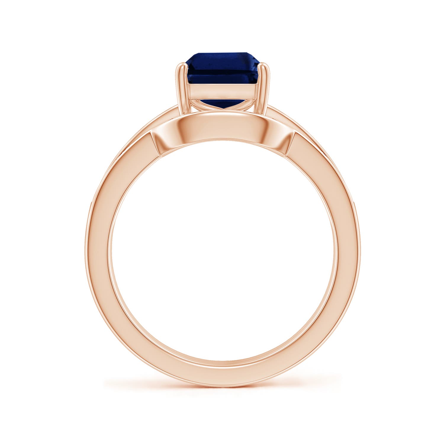 AAA - Blue Sapphire / 2.83 CT / 14 KT Rose Gold