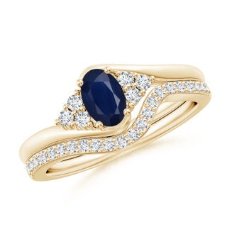 Oval A Blue Sapphire
