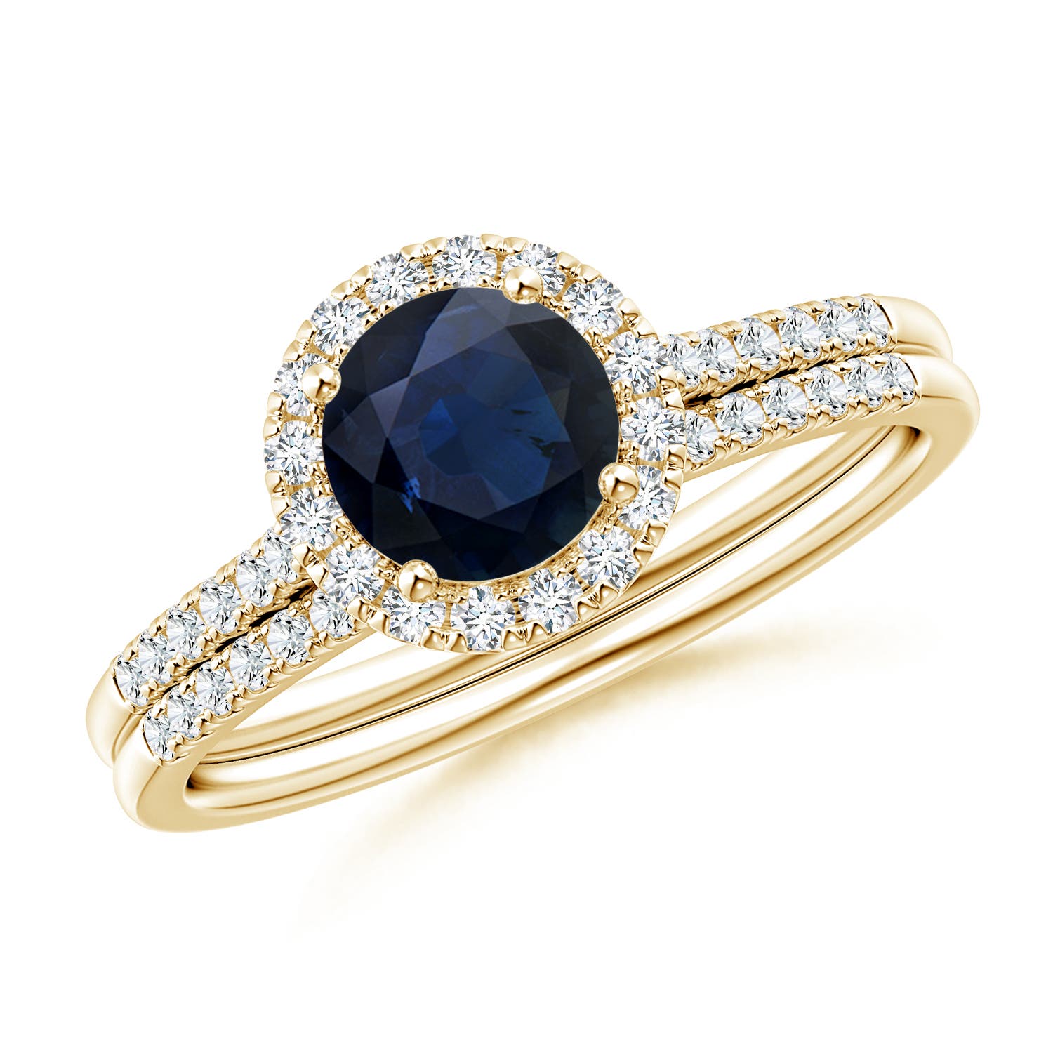 A - Blue Sapphire / 1.32 CT / 14 KT Yellow Gold