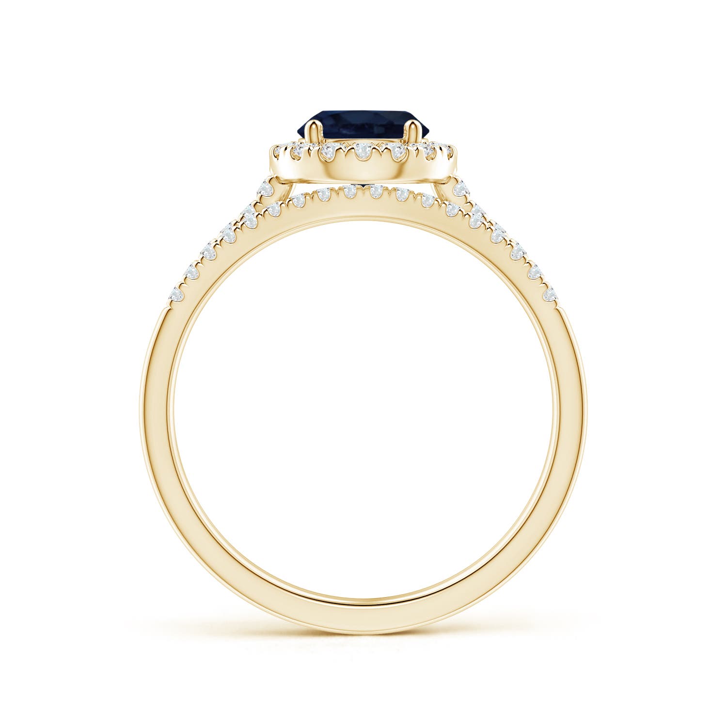 A - Blue Sapphire / 1.32 CT / 14 KT Yellow Gold