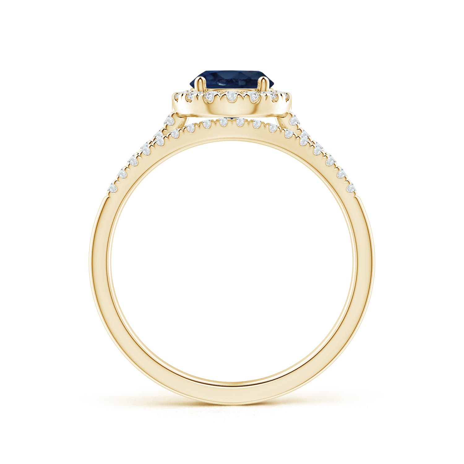 AA - Blue Sapphire / 1.32 CT / 14 KT Yellow Gold