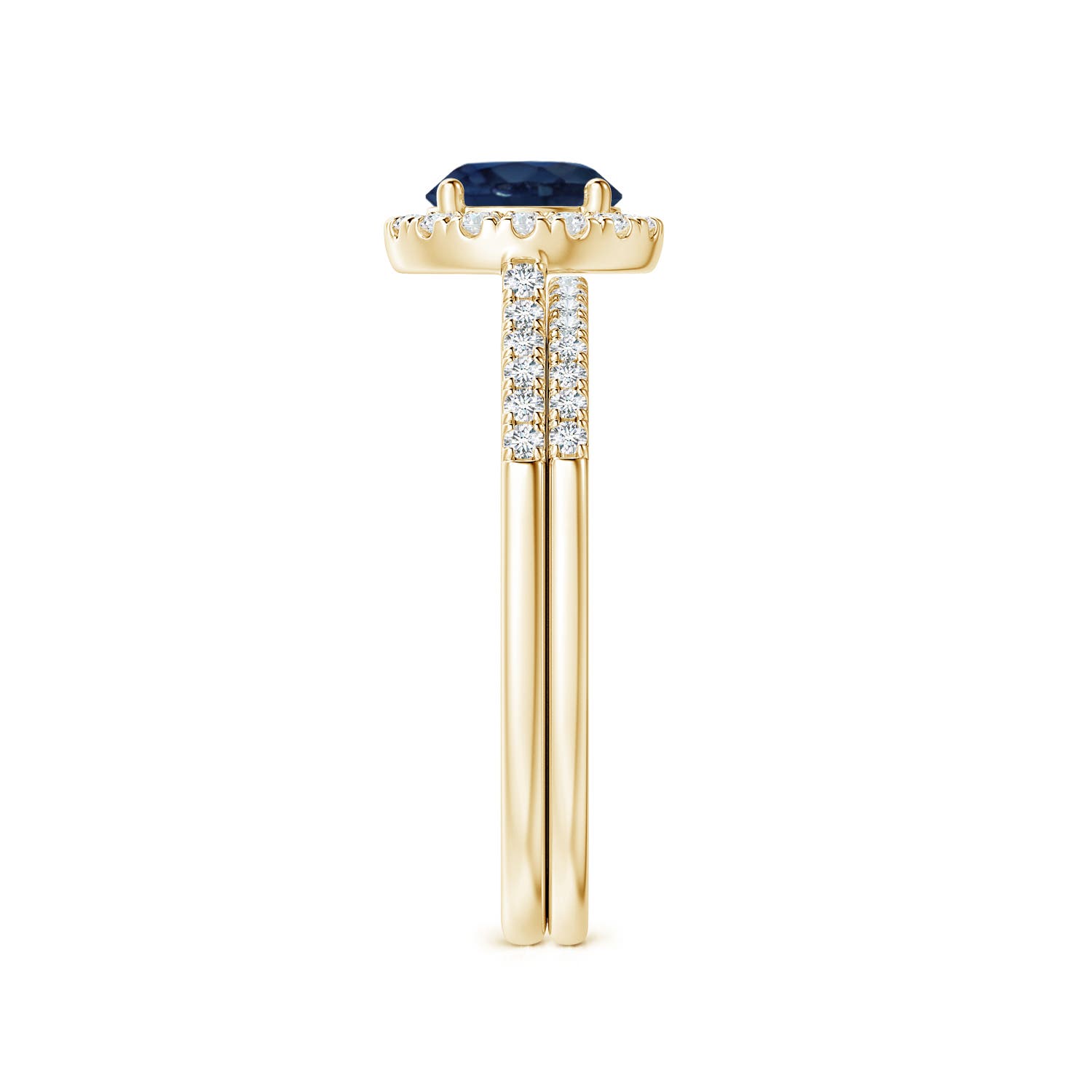 AA - Blue Sapphire / 1.32 CT / 14 KT Yellow Gold