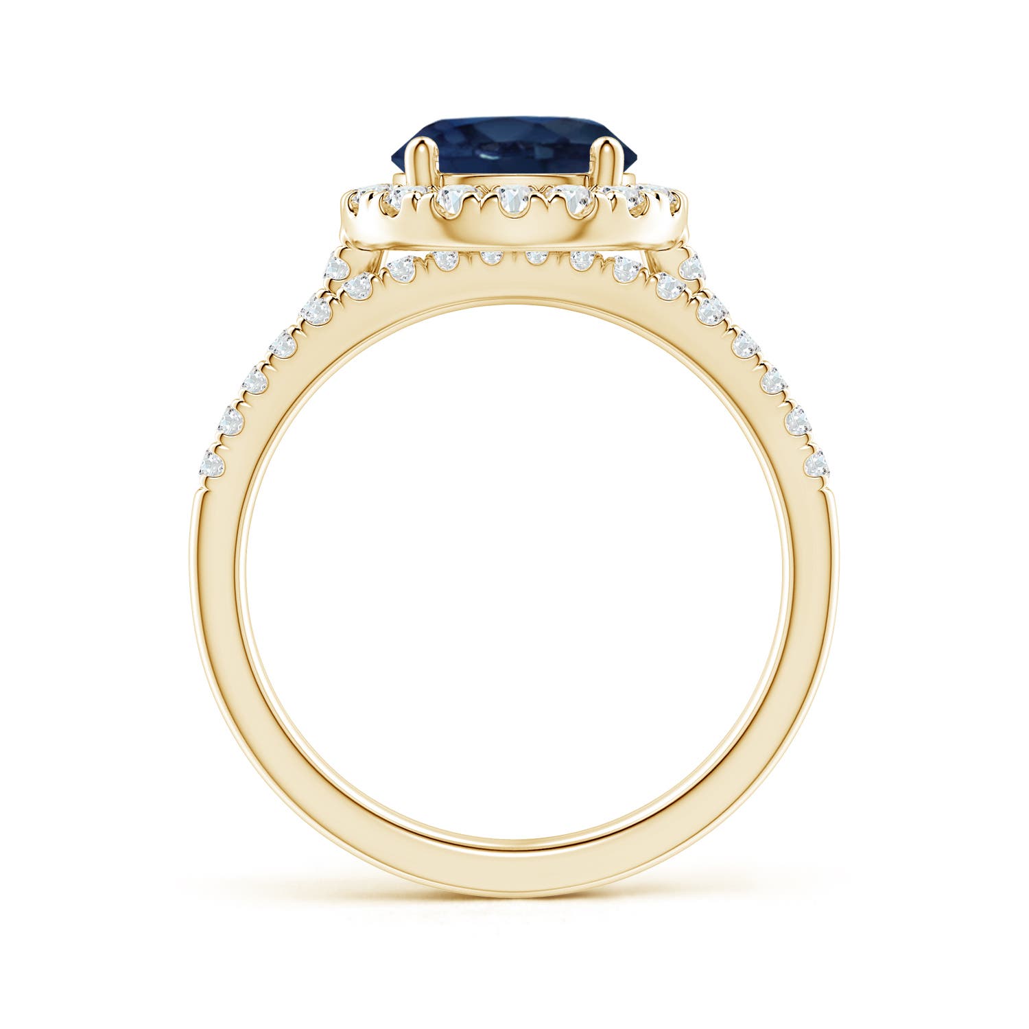 AA - Blue Sapphire / 2.73 CT / 14 KT Yellow Gold