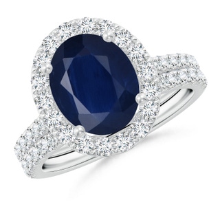 Oval A Blue Sapphire