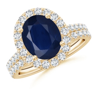 Oval A Blue Sapphire