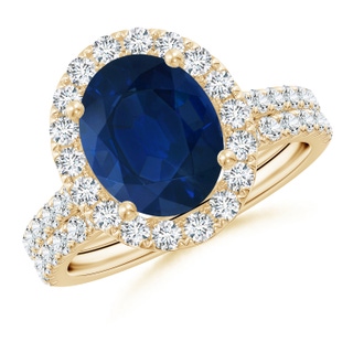 Oval AA Blue Sapphire
