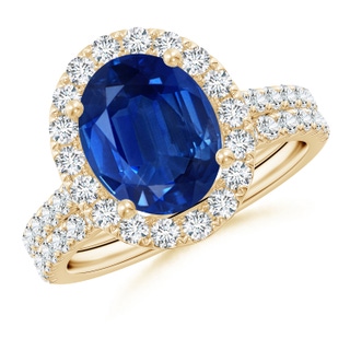 Oval AAA Blue Sapphire