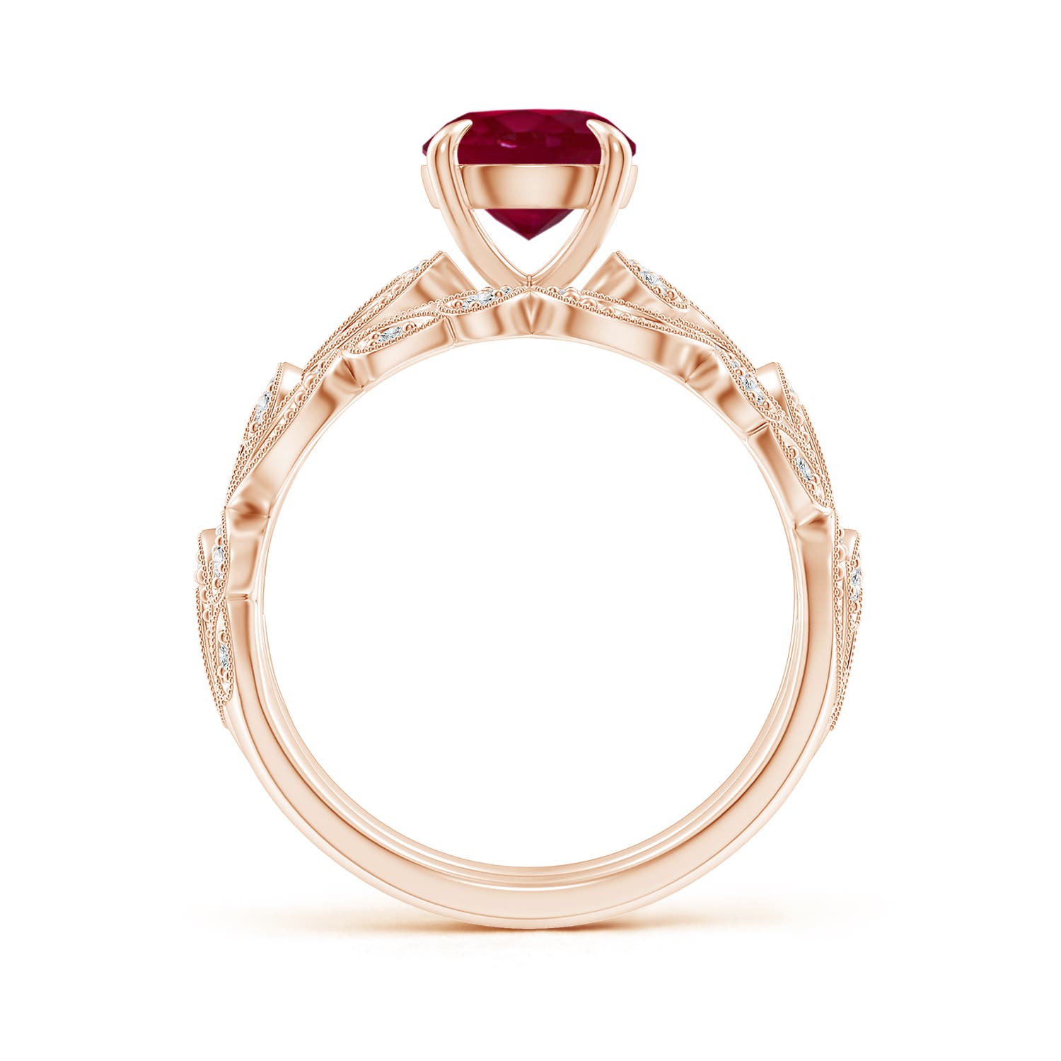 A - Ruby / 1.63 CT / 14 KT Rose Gold