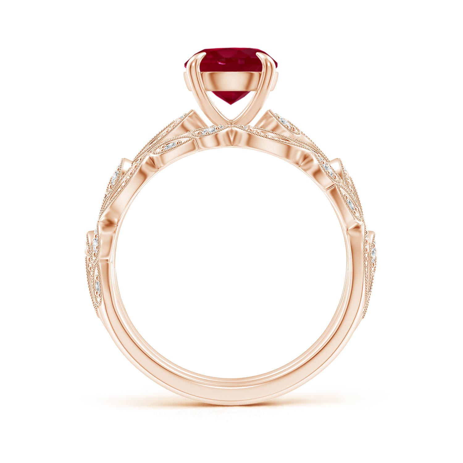 AA - Ruby / 1.63 CT / 14 KT Rose Gold