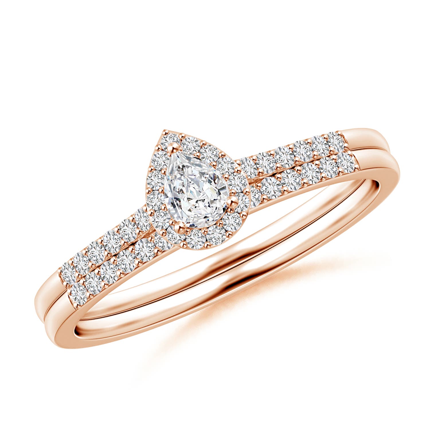 H, SI2 / 0.37 CT / 14 KT Rose Gold